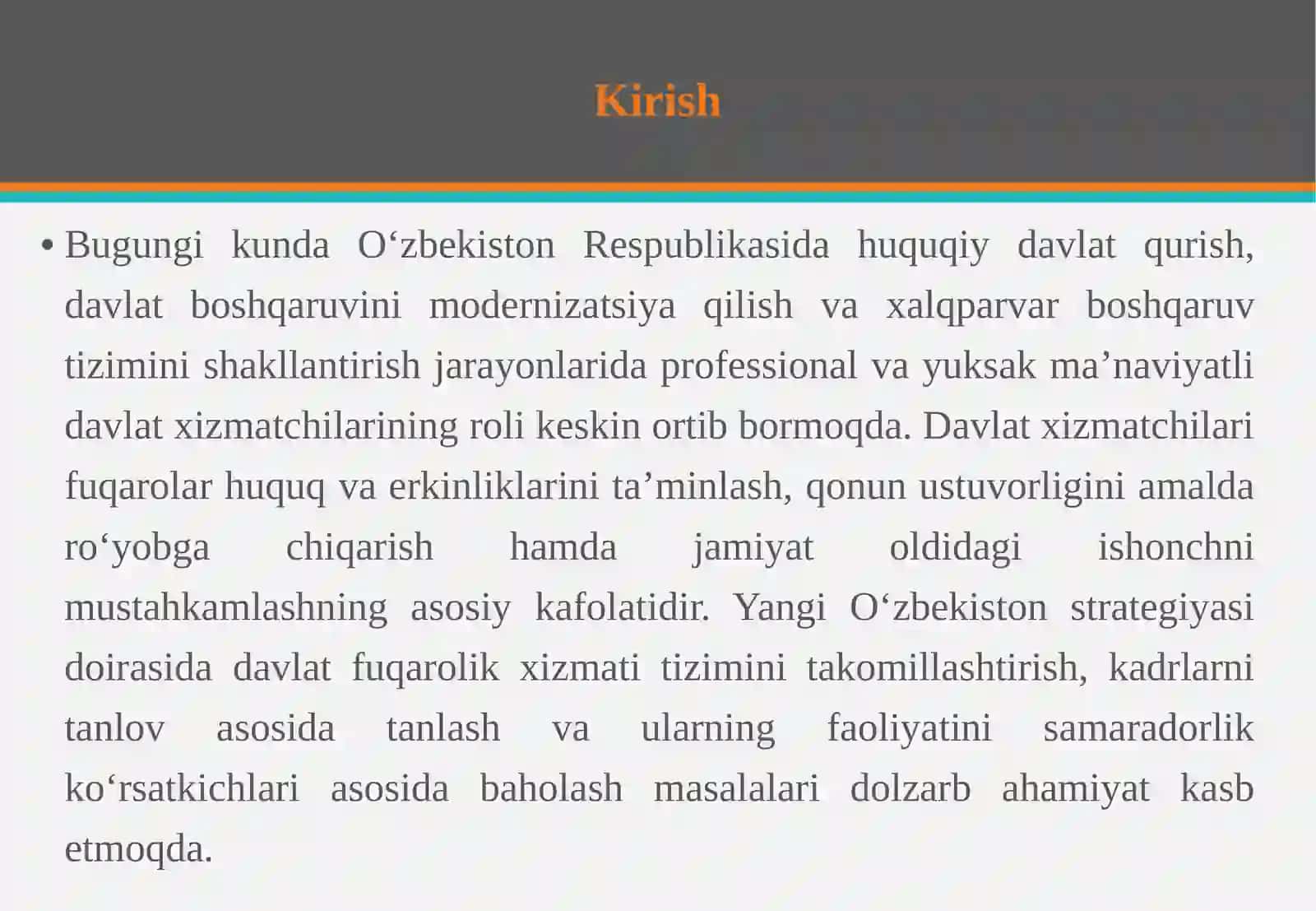 Professional va yuksak ma’naviyatli davlat xizmatchisi samaradorlik garovi sifatida: nazariy-huquqiy yondashuv 3