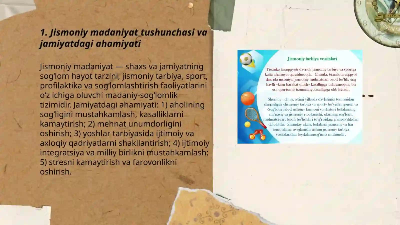 Jismoniy madaniyatning jamiyatdagi vazifalari va shakllari 3