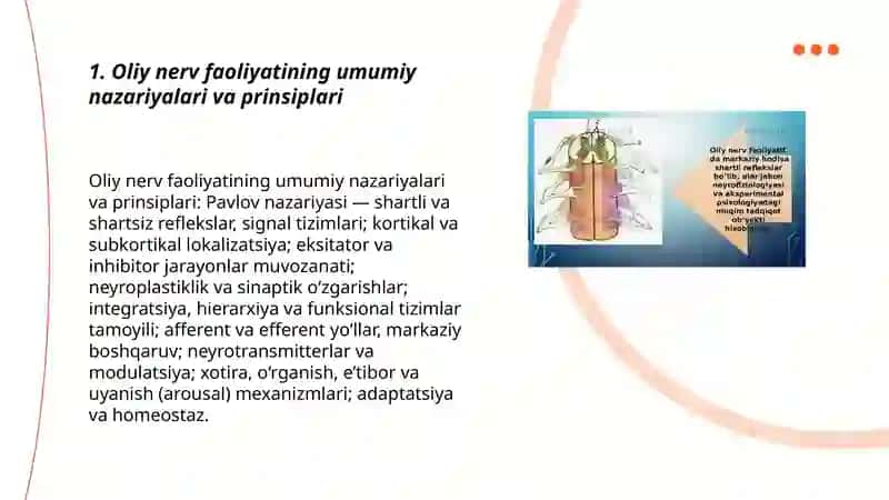 Oliy nerv faoliyati fiziologiyasi 3