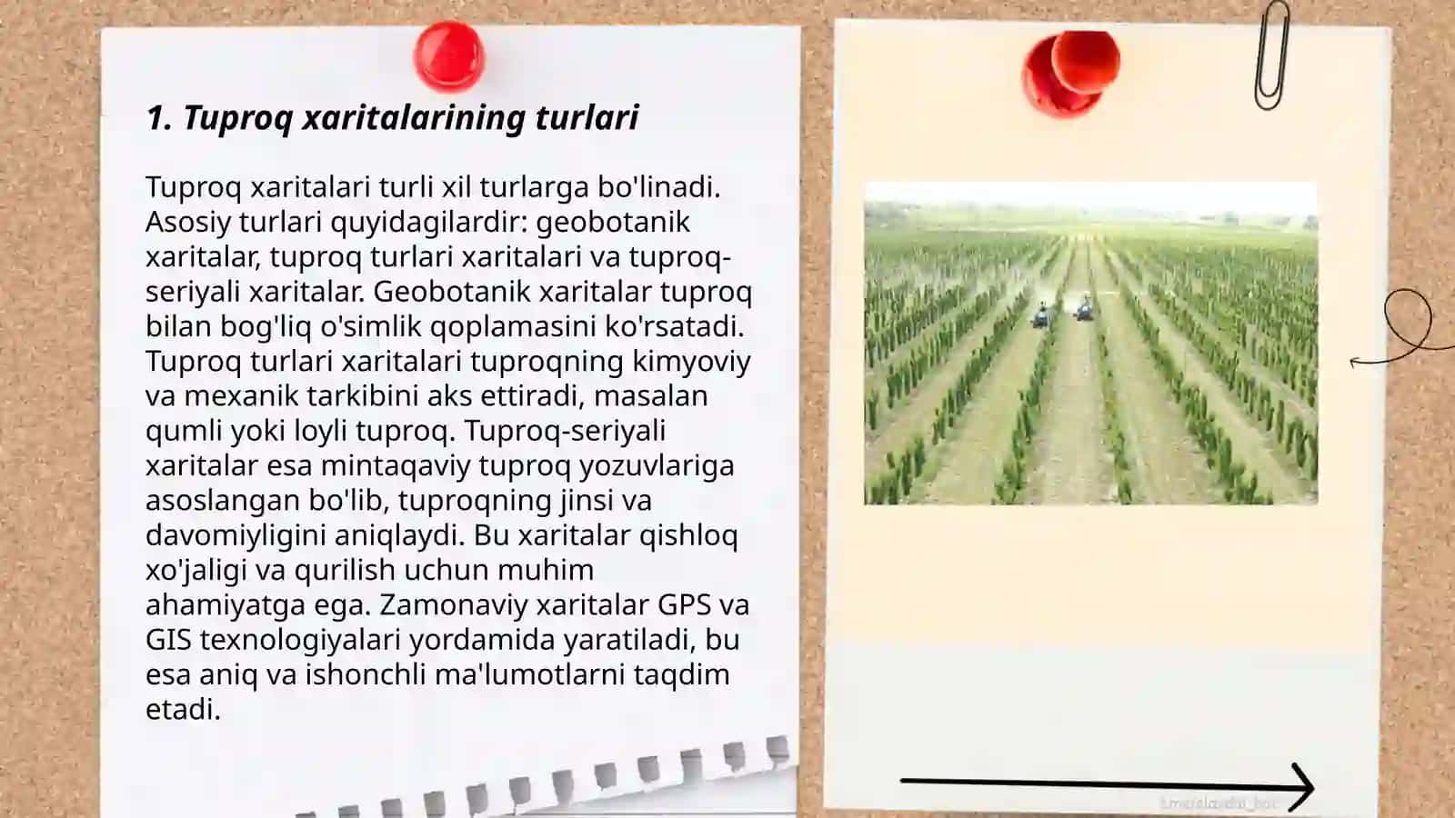 Tuproq xaritalari va ulardan qishloq xojaligida foydalanish 3