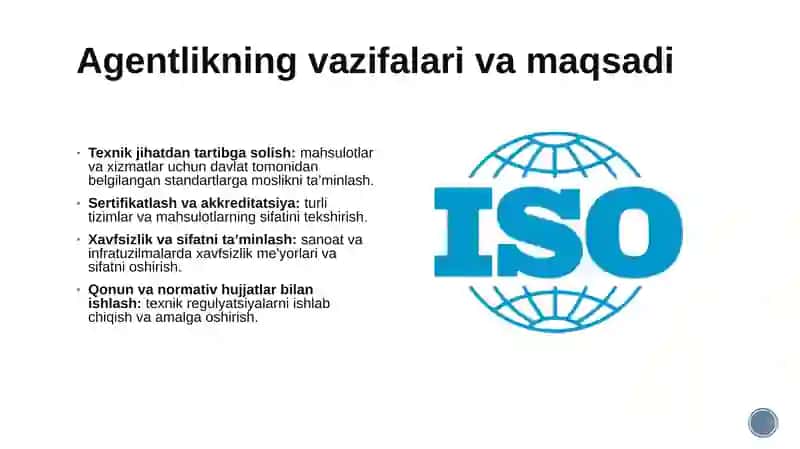 O‘zbekiston Respublikasining Texnik jihatdan tartibga solish agentligining tashkiliy tuzilmasi 3