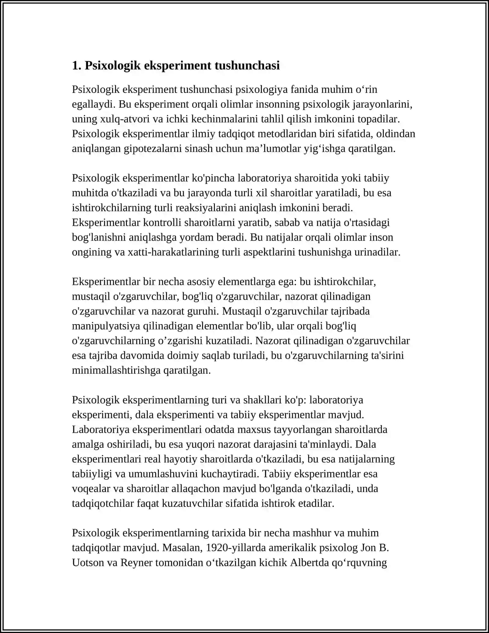 PSIXOLOGIK EKSPREMENTNING ASOSLARI 3