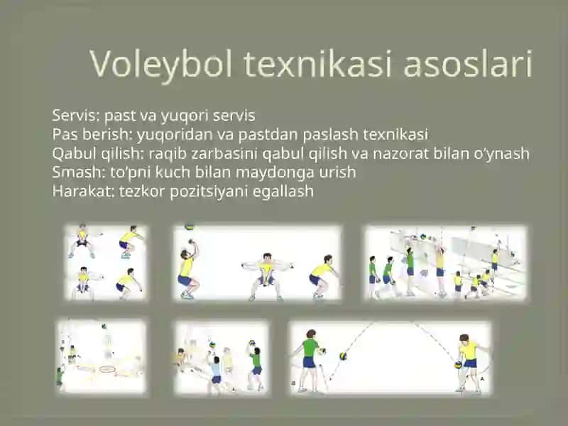 Voleybol, Futbol va Basketbol texnikasi asoslari 3