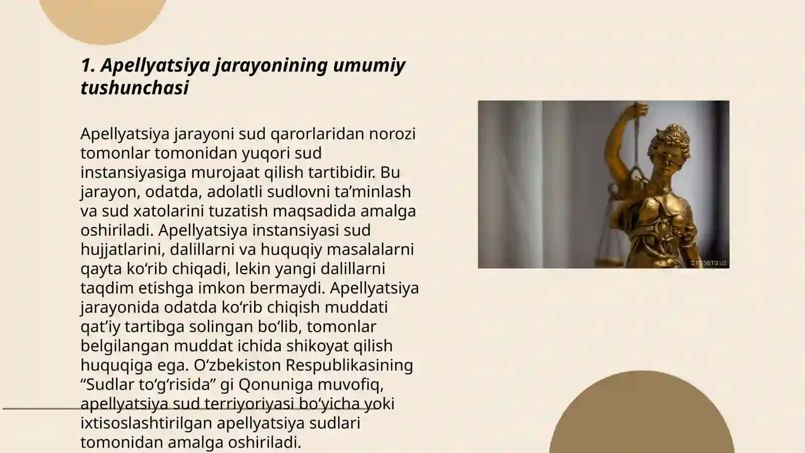 Advakatning apellyatsiya instantsiyasi sudida ishtiroki 3