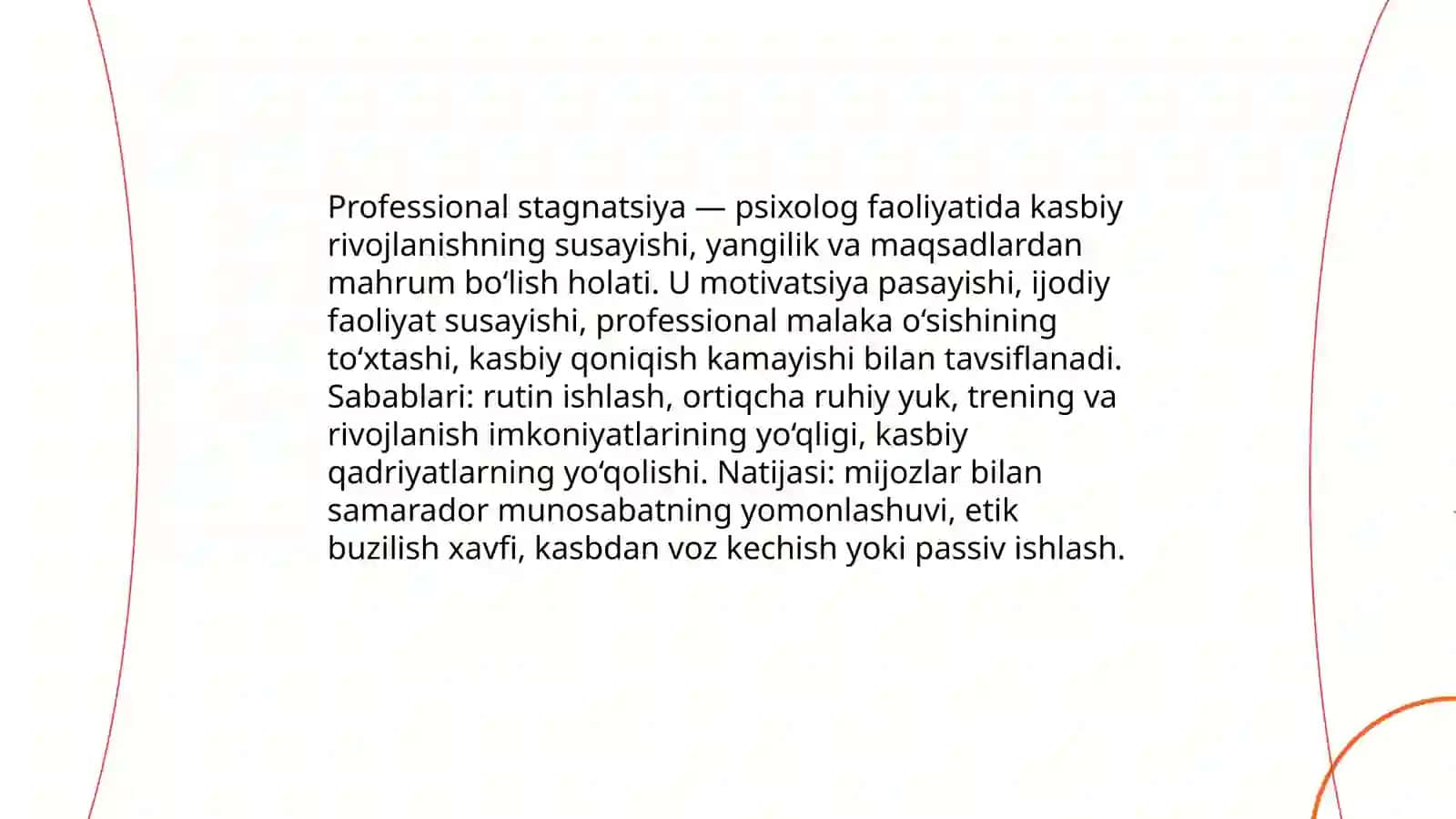 Psixolog faoliyatida professional stagnatsiya 3