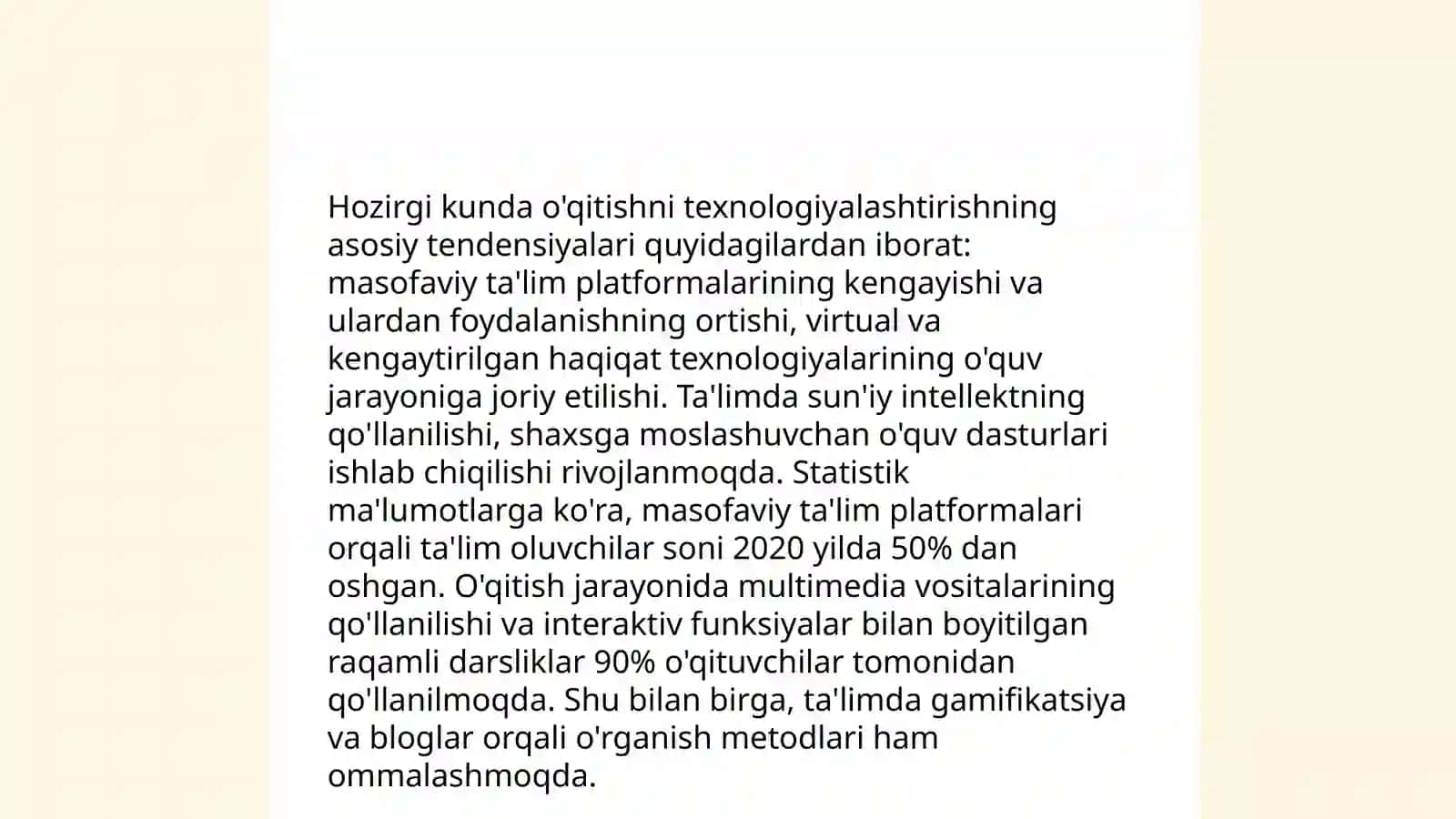 Óqitishni texnologiyalashtirishda metod va vositalar 3