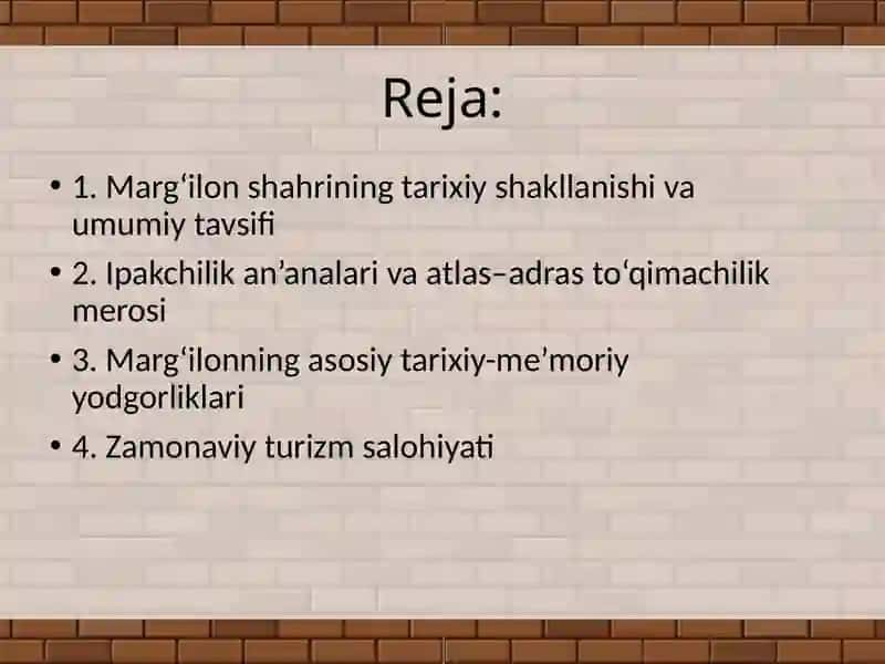 Marg‘ilon shahrining tarixiy-madaniy merosi bo‘ylab ekskursiya 3
