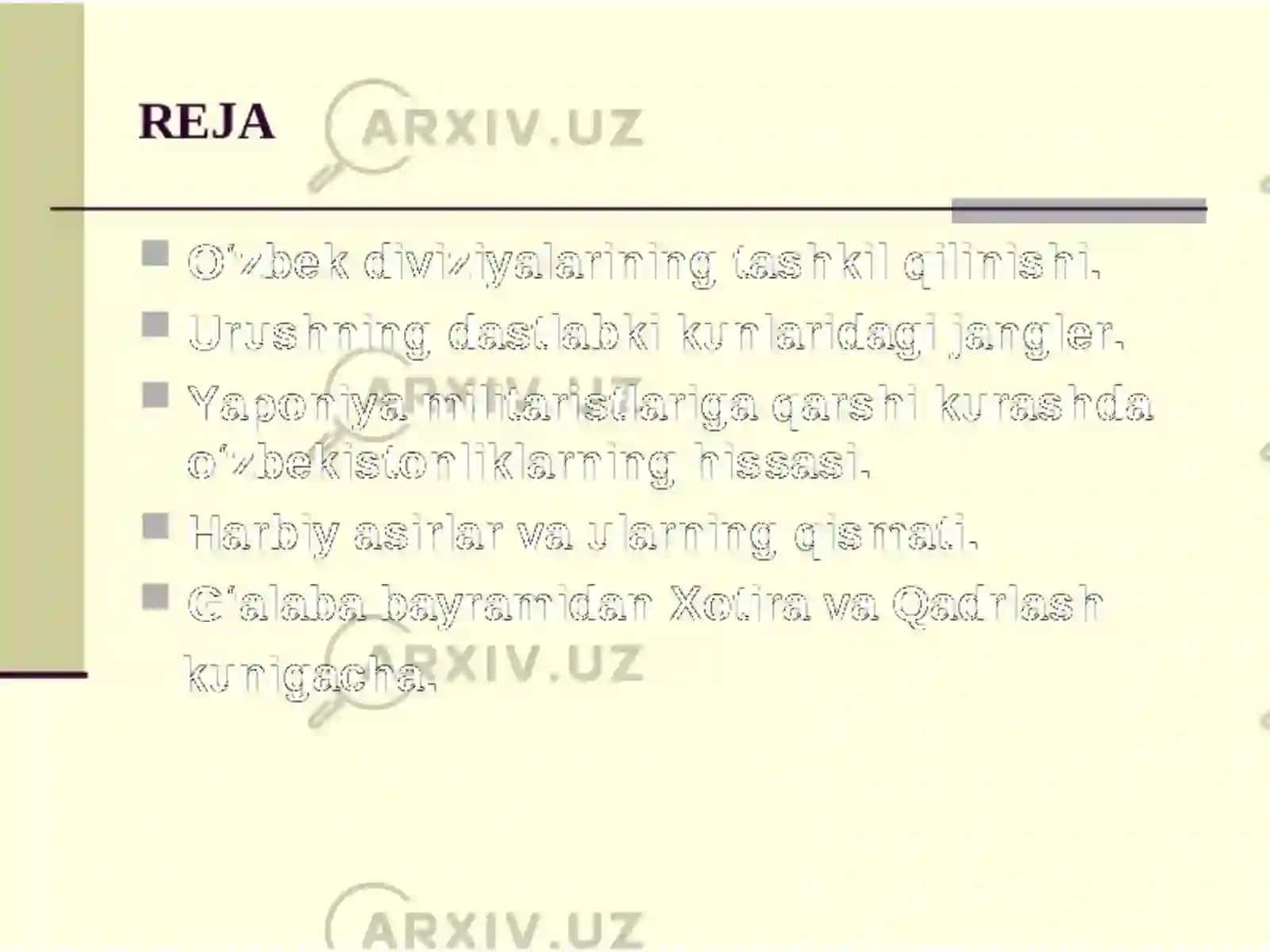 Muxamedova Gulnozaning Oʻzbekiston tarixi fanidan tayyorlagan prezentatsiyasi 3