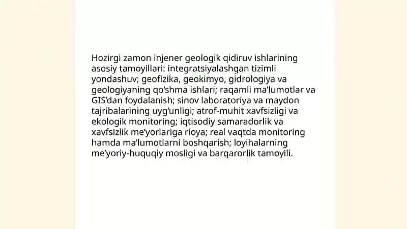 Hozirgi zamon injener giologik qidiruv ishlar 3