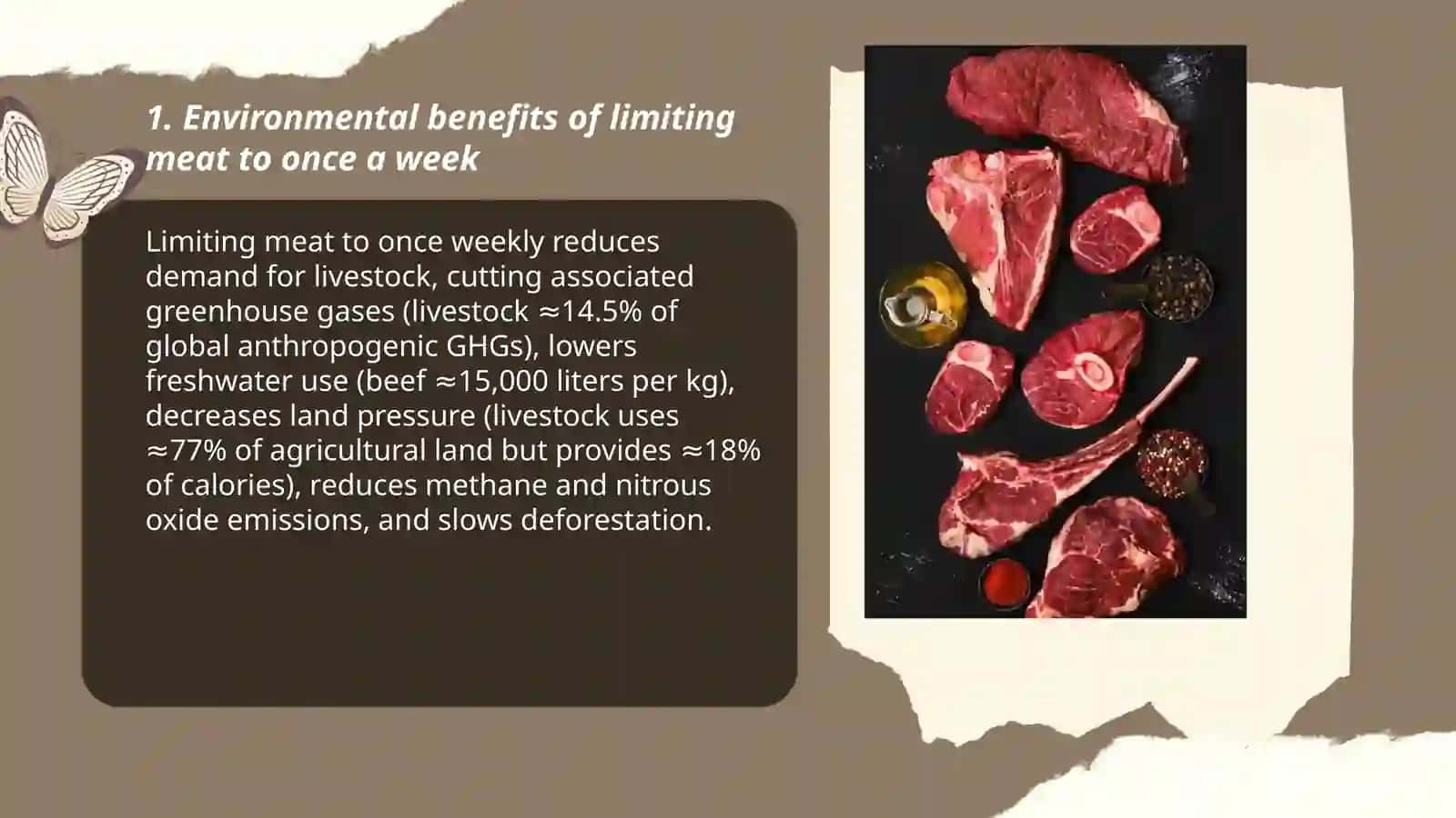 Everyone should eat meat only once a week 3
