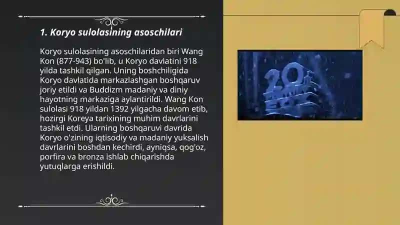 Koryo sulolasining asoschilari 3