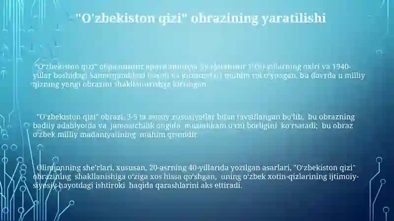 Zulfiya va H.Olimjon hayotiga chizgilar maqola 3