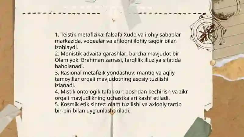 Falsafaning mohiyatiga oid Sharq va Gʻarb mutaffaakirlarining tariflarini tasniflash 3