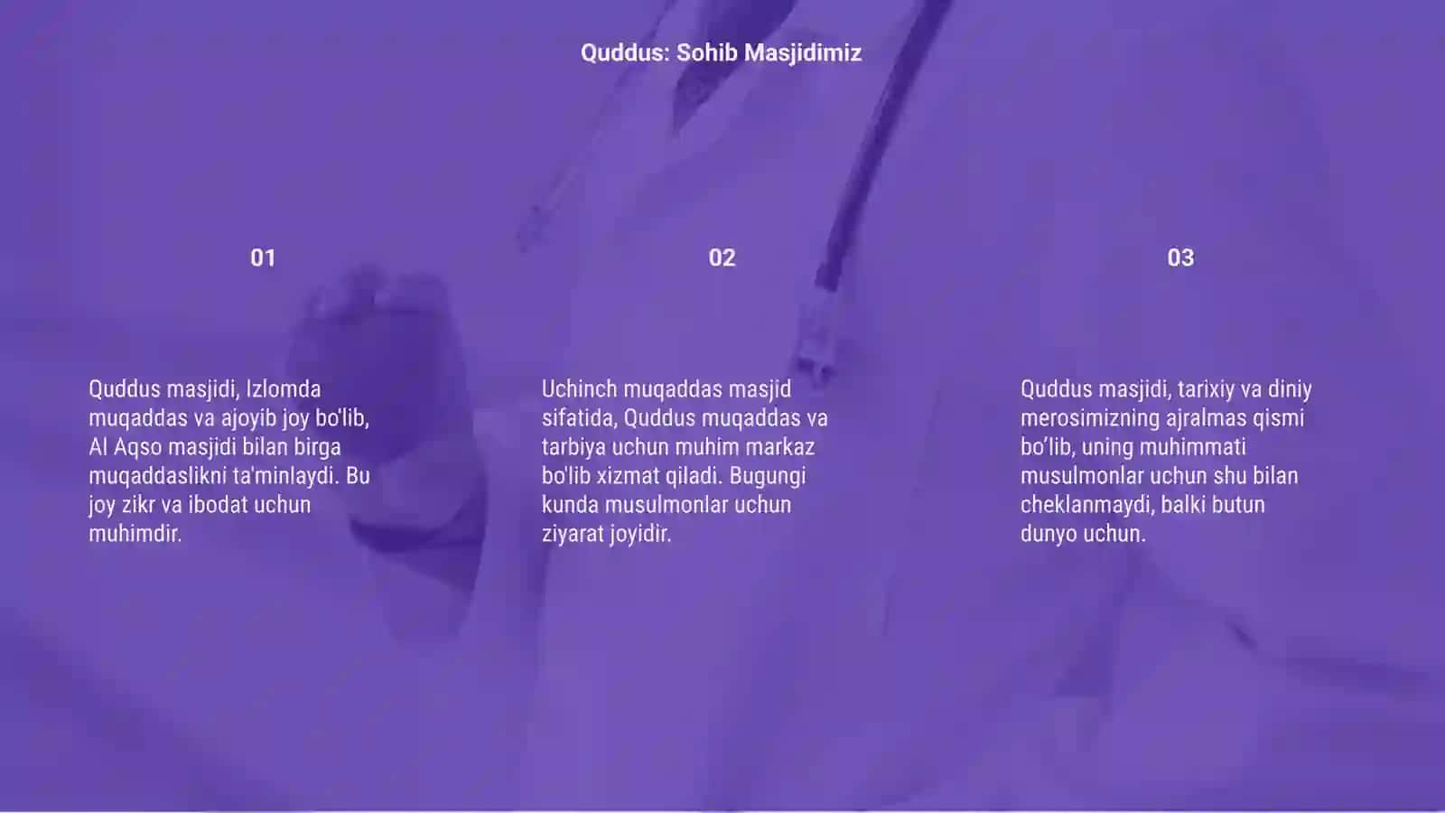 Quddus - Al Aqso masjidi - Islomdagi uchinchi muqaddas masjid 3