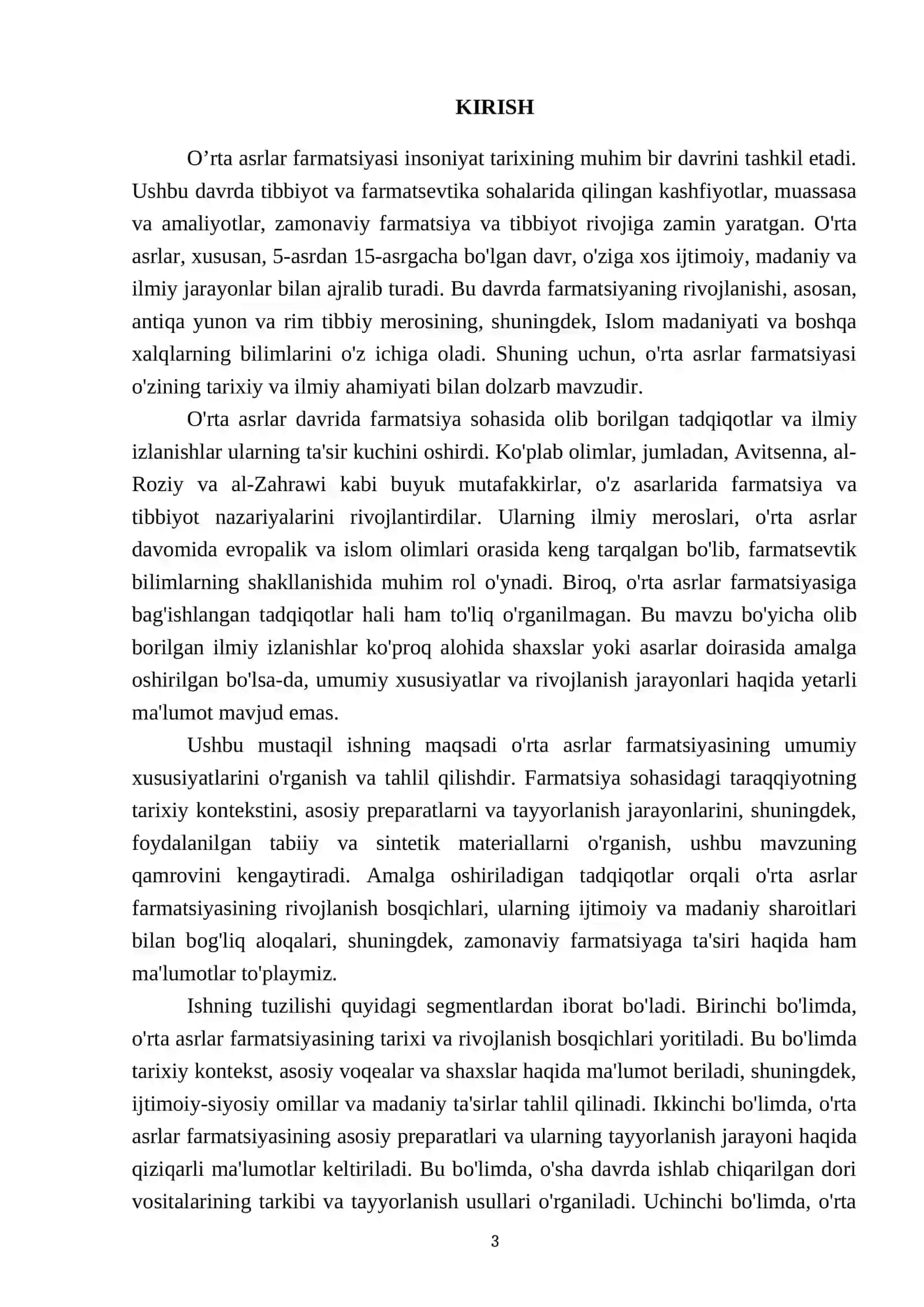 O’rta asrlar farmatsiyaning umumiy xususiyatlari 3