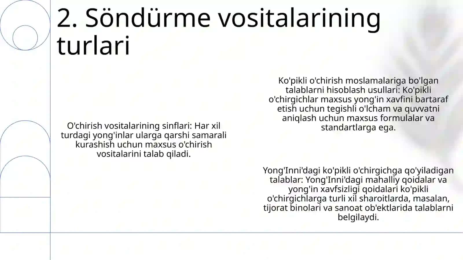 Yong'Inni O'Chirishning Asosiy Vositalarini Hisoblash Usulari 3
