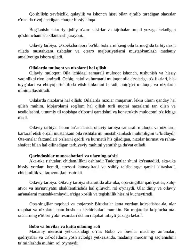 Oilaviy Tarbiya 3