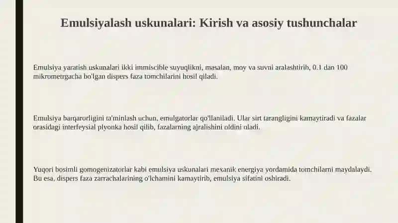 Choʻktirish apparatlarining farmatsevtika sanoatida qoʻllanilishi 3