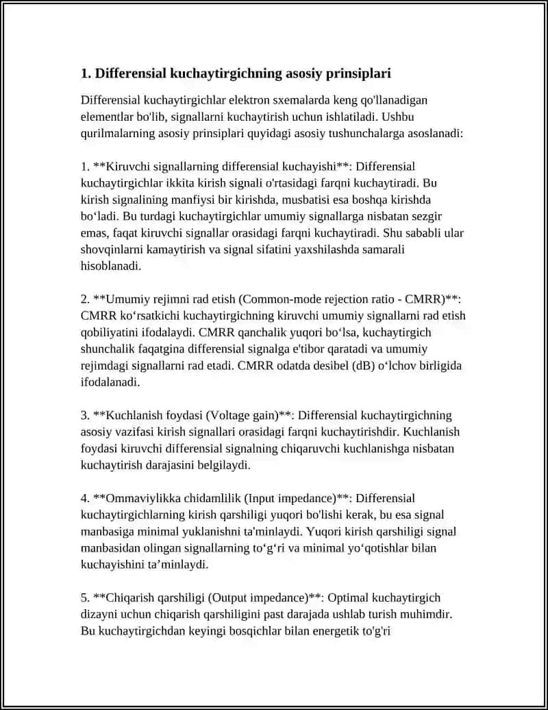 DIFFERENSIAL KUCHAYTIRGICH 3