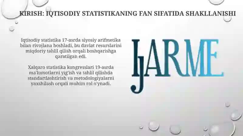 Iqtisodiy statistika fani rivojlanishi 3