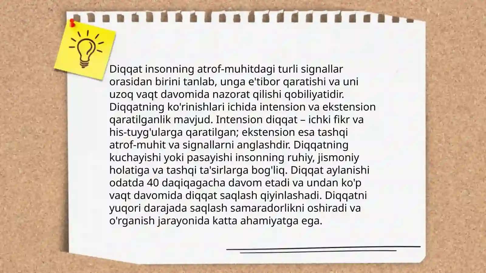 Diqqat hagida tushuncha va uning nerv-fiziologik asoslari 3