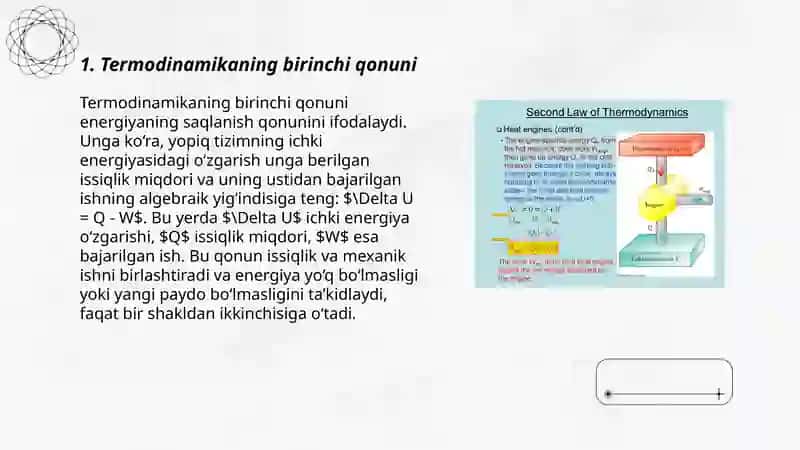 Termodinamika qonunlari 3