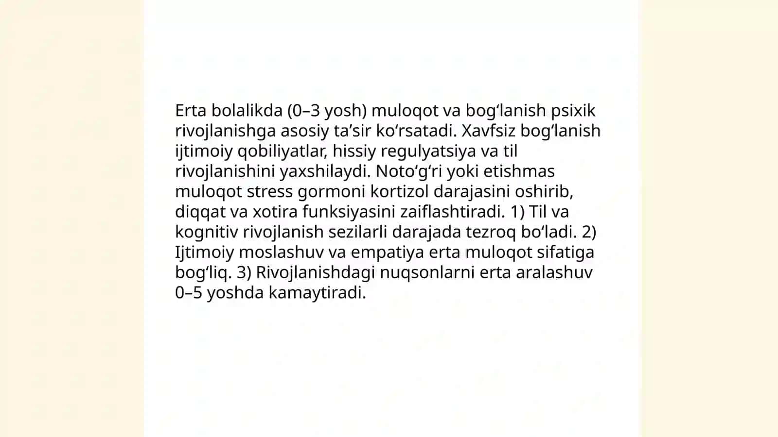 Inson psixik taraqqiyotida muloqotning ahamiyati 3