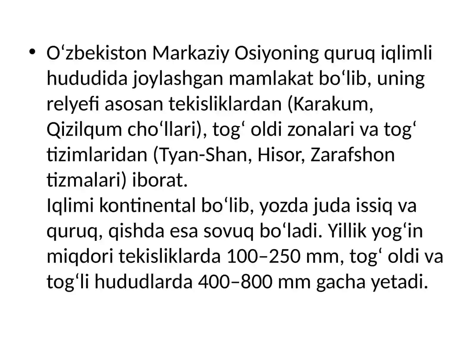 O‘zbekiston asosiy tuproqlari agrokimyoviy xossalari 3