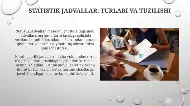 Statistik jadval va grafiklar 3