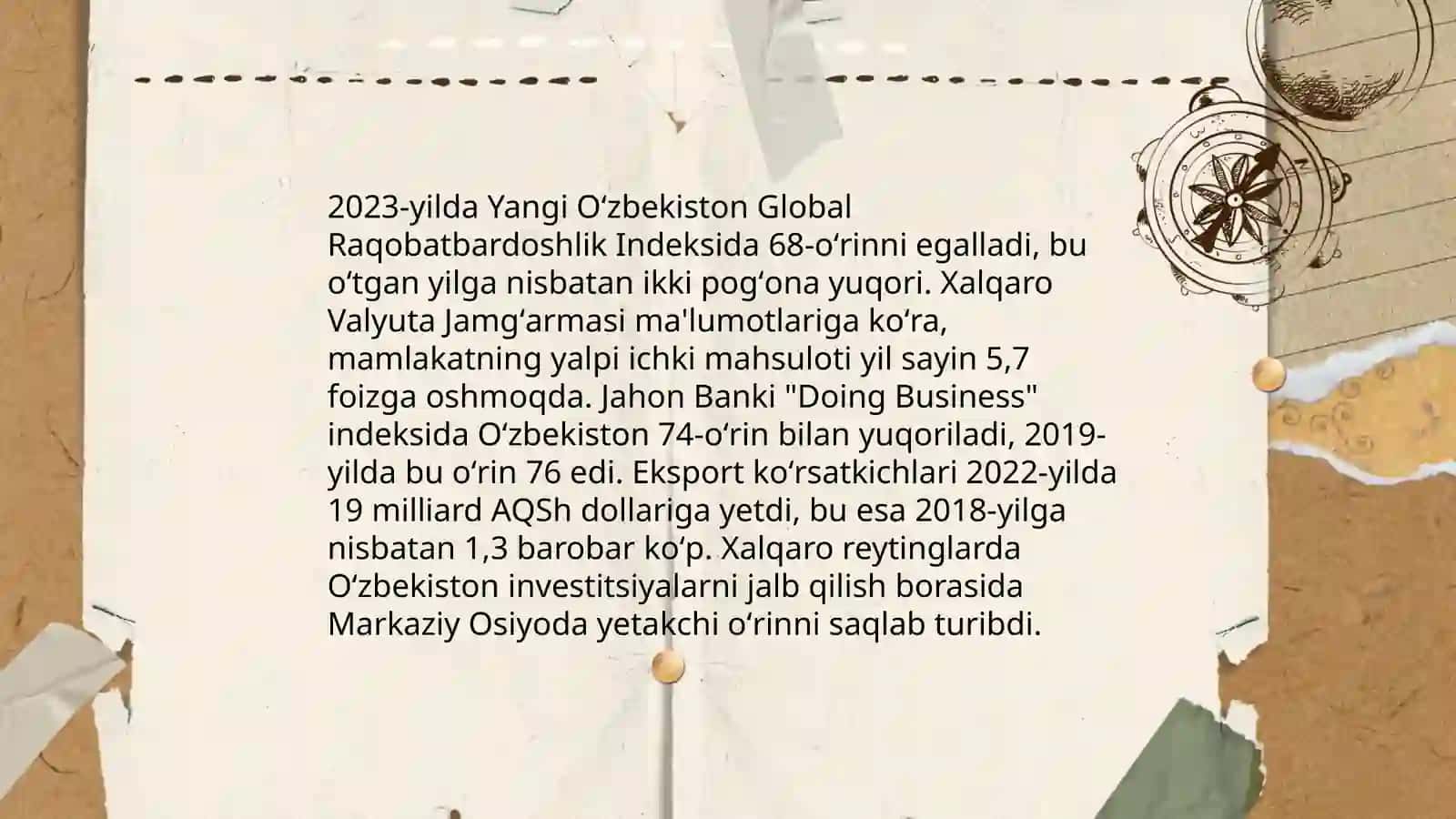 Yangi O'zbekistonda ijtimoiy-siyosiy iqtisodiy va madaniy hayotida ro'y berayotgan o'zgarishlarning xalqaro reyting va indekslarida aks etishi 3