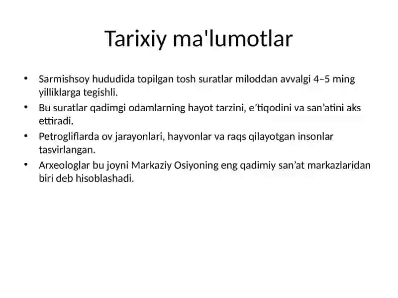 Sarmishsoy – O‘zbekistonning Qadimiy Tosh Suratlar Vodiysi 3