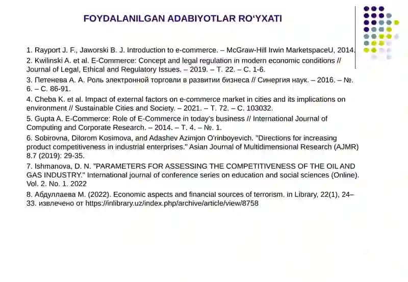 Elektron Tijorat va Elektron Savdo Xususiy Belgilari va Farqlari 3
