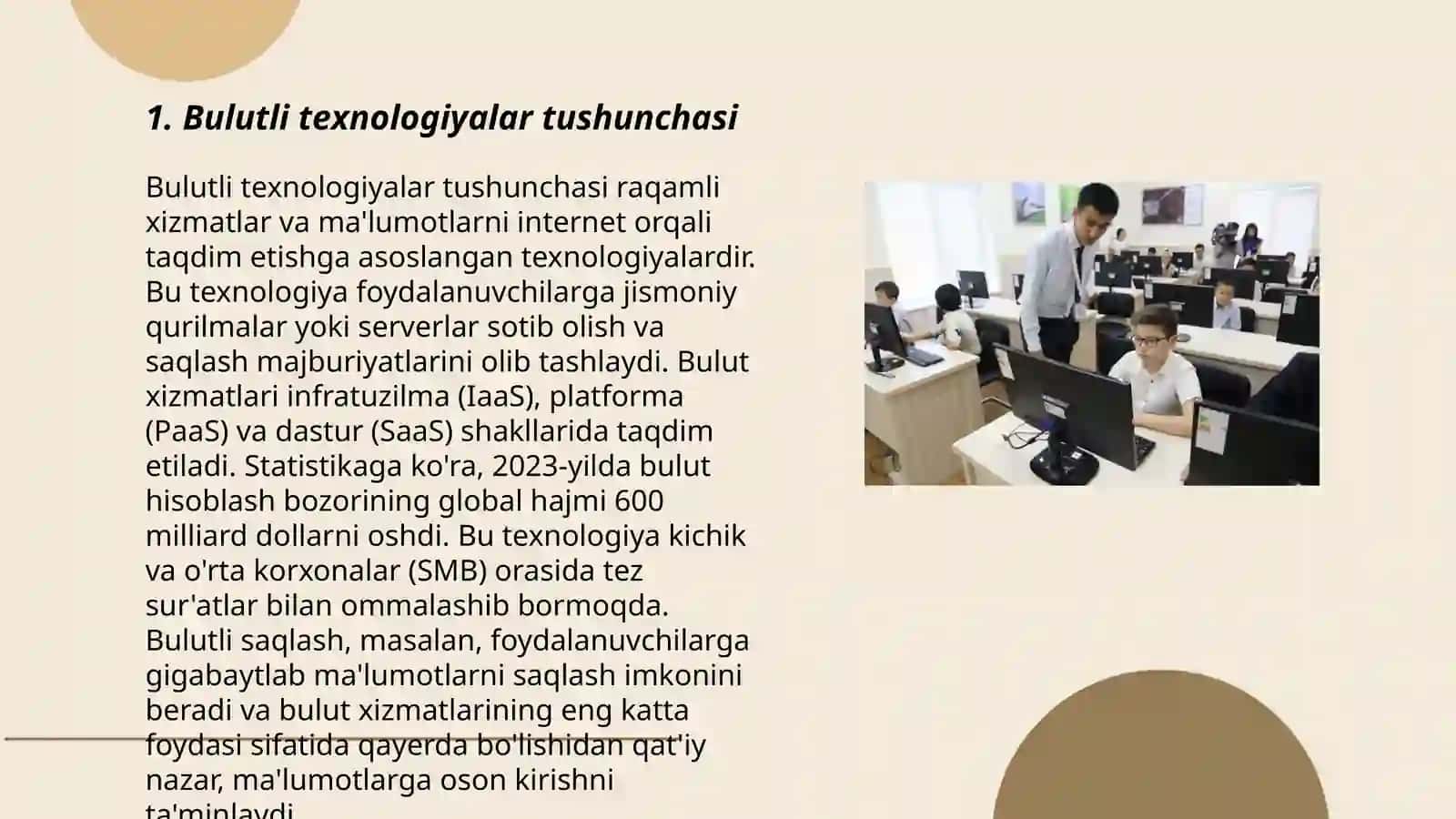 Kasbiy faoliyatda bulutli texnalogiyalar va ularning ta'limiy imkoniyatlari 3