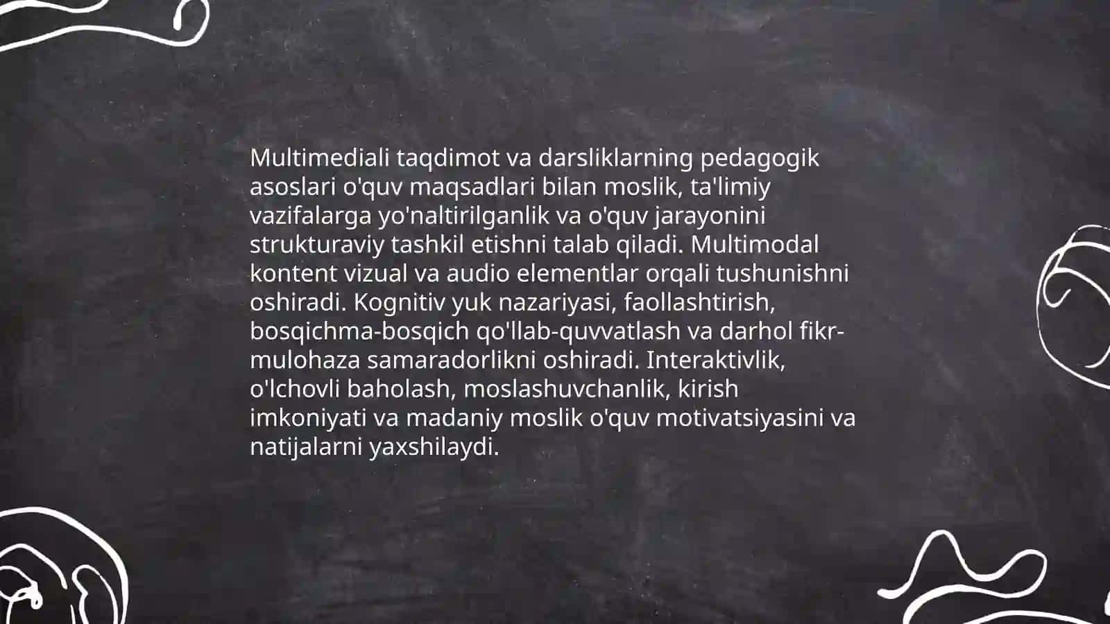 Multimediali taqdimot va darsliklar 3