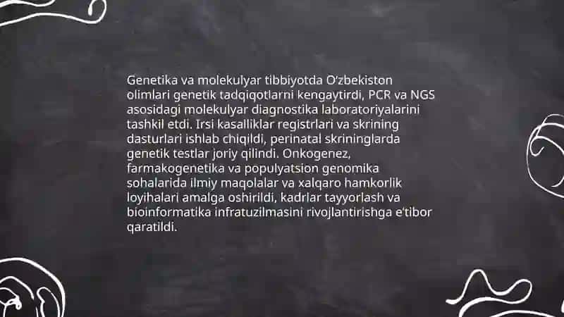 Oʻzbekiston olimlarining tibbiyotdagi yutuqlari 3