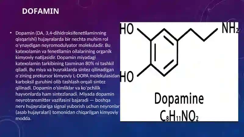 Dofamin va dofaminergik vositalar, Serotonin va serotoninergik vositalar 3