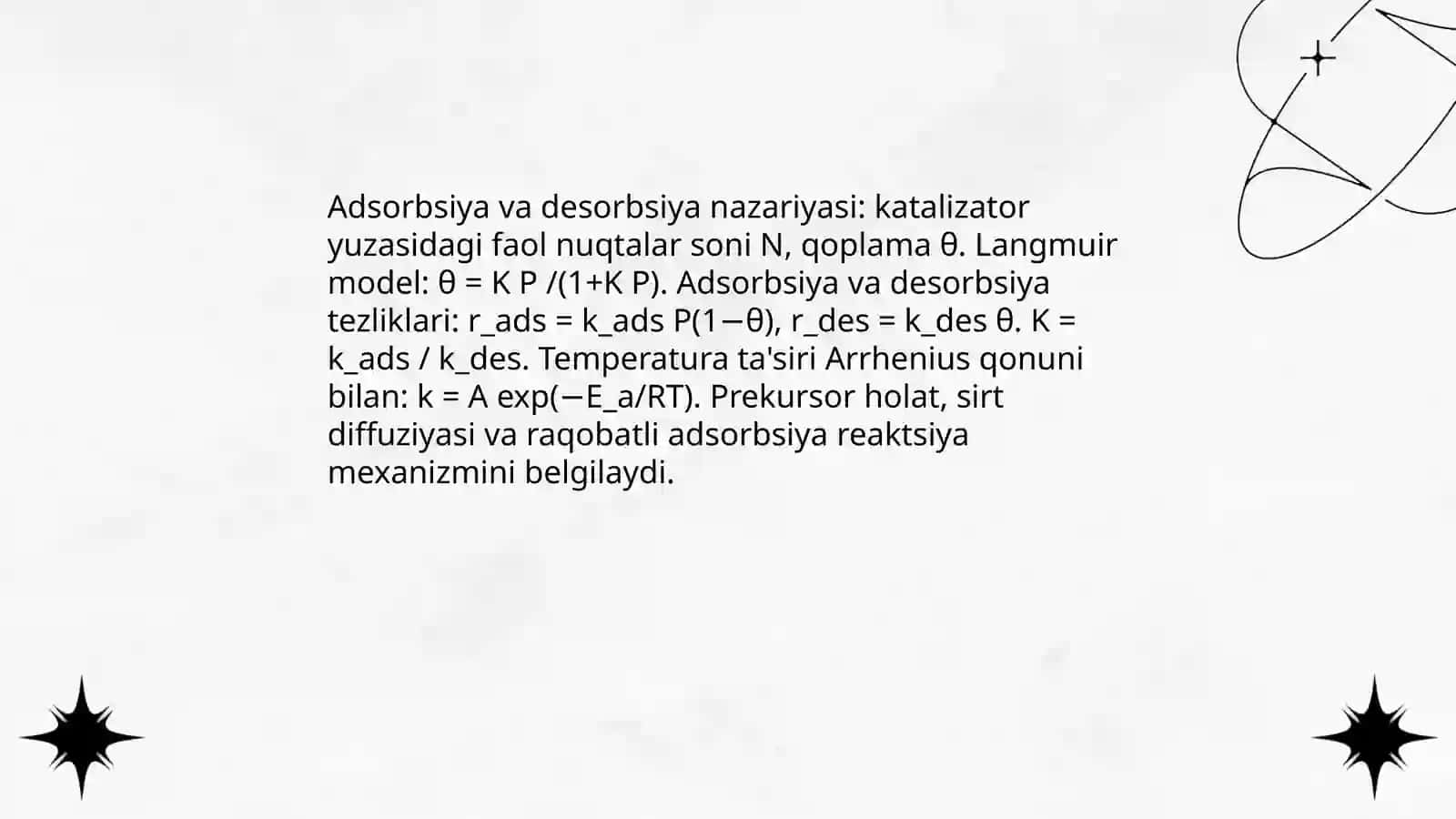 Katalizator ishtirokida gazsimon uglevodorodlarni konversiyalash nazariy asoslari 3
