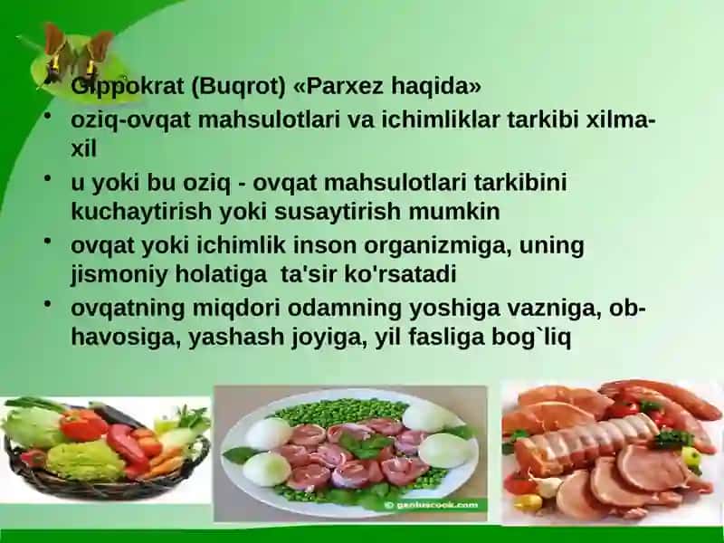 Massoviy ovqatlanishning to'g'ri ovqatlanish to'g'risidagi fikrlari 3
