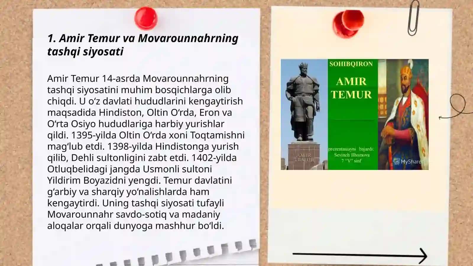 Amir Temur Tashqi Siyosat 3