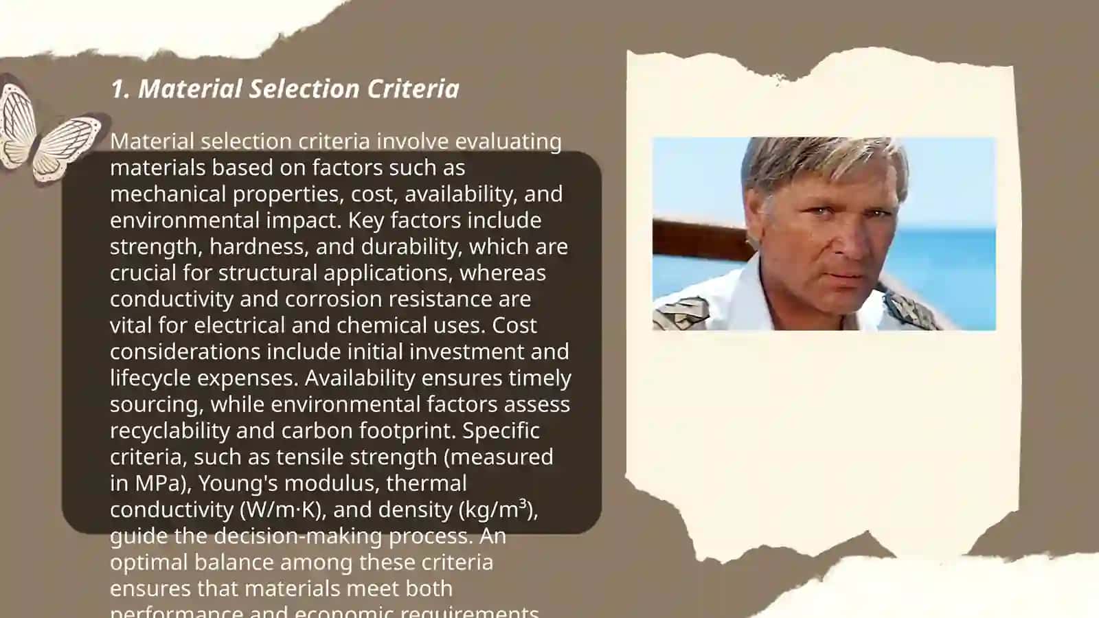Material Selection Criteria 3