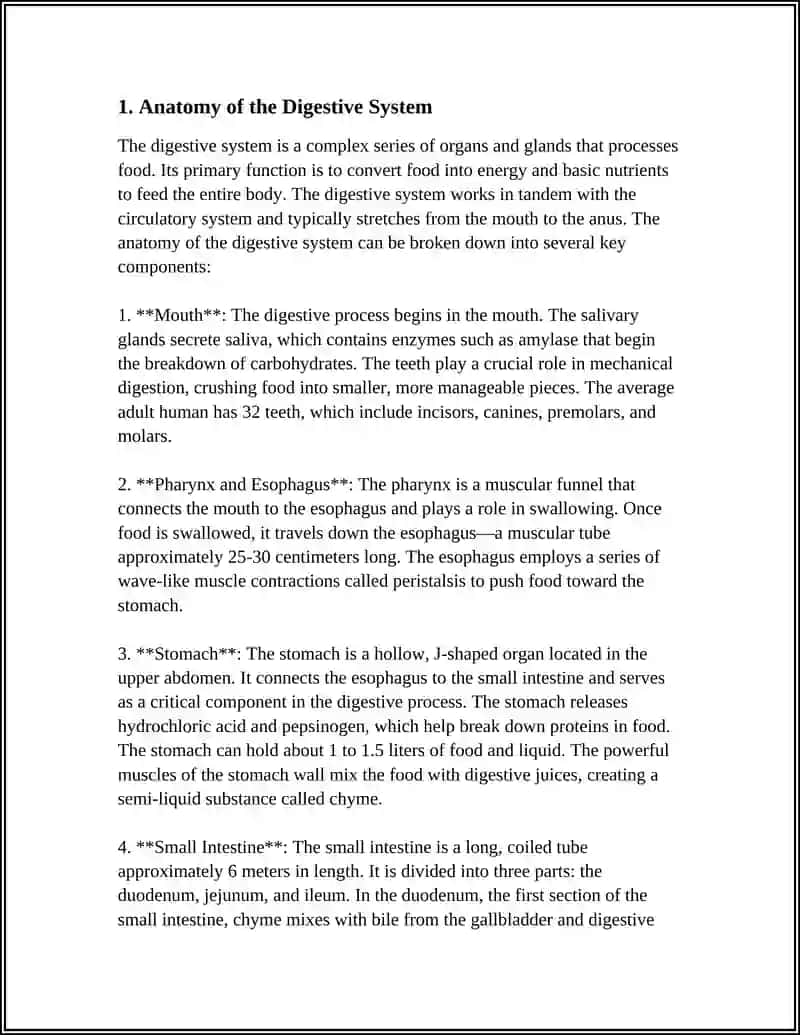 Anatomy of the Digestive System 3
