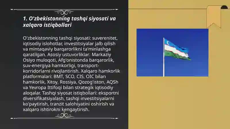 O'zbekiston va Jahon hamjamiyati 3