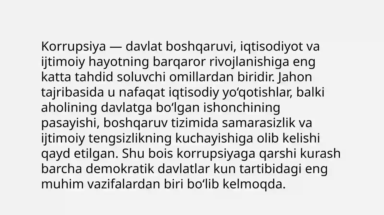 O’zbekistondakorruptsiyagaqarshikutsrashmexanizmlari 3