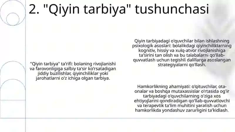 Tarbiyasi Qiyin O'Quvchilar Bilan Ishlashning Psixologik Asoslari 3