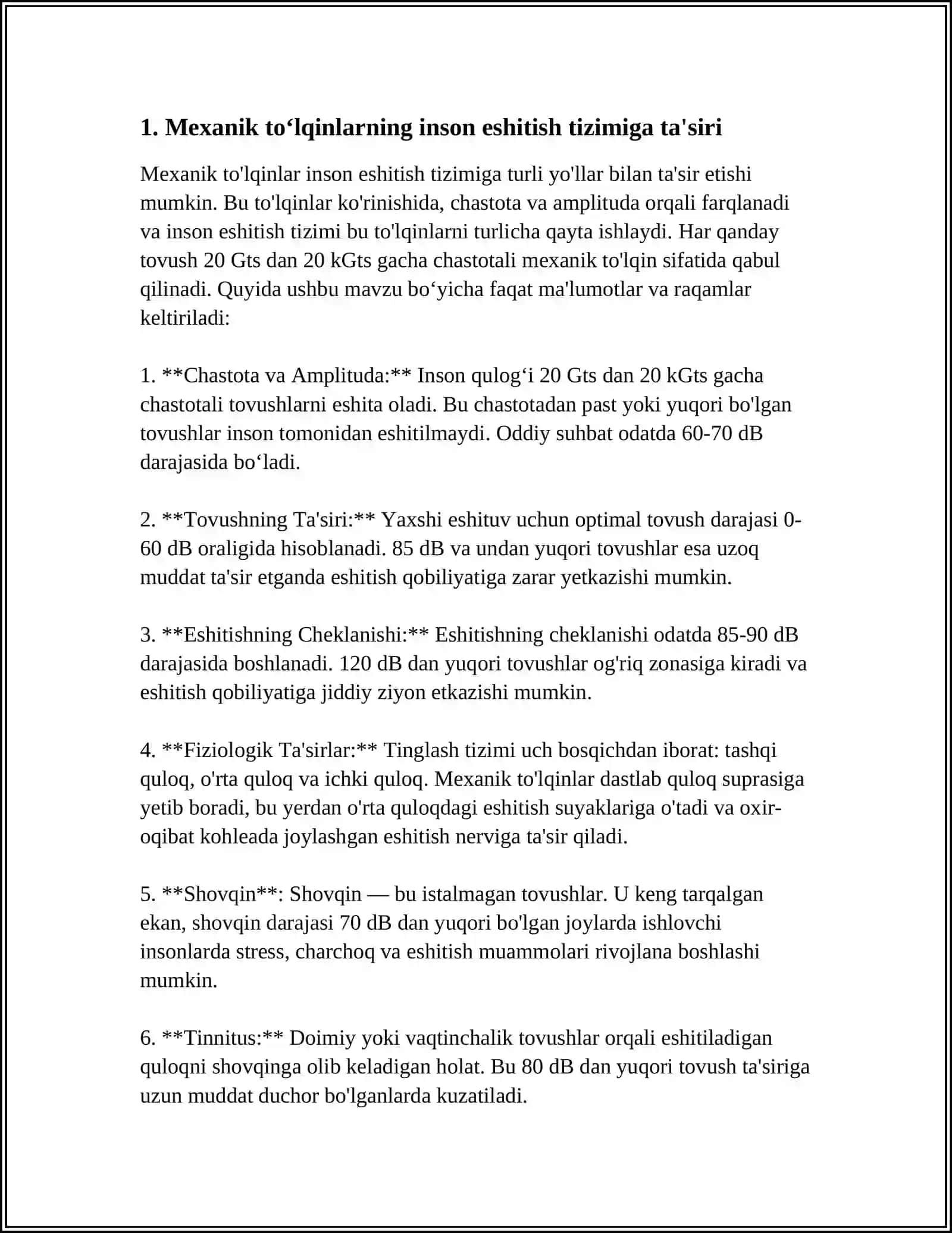 MEXANIK TÕLQINLARNING INSON ORGANIZIMGA TASIRI 3