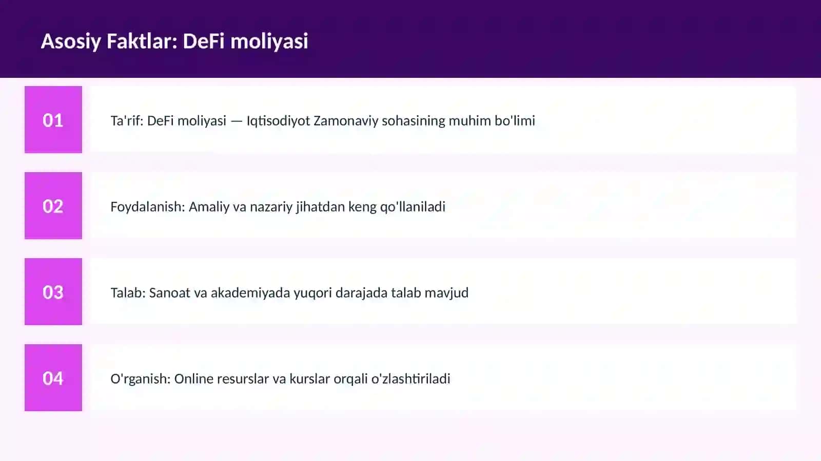 DeFi moliyasi 3