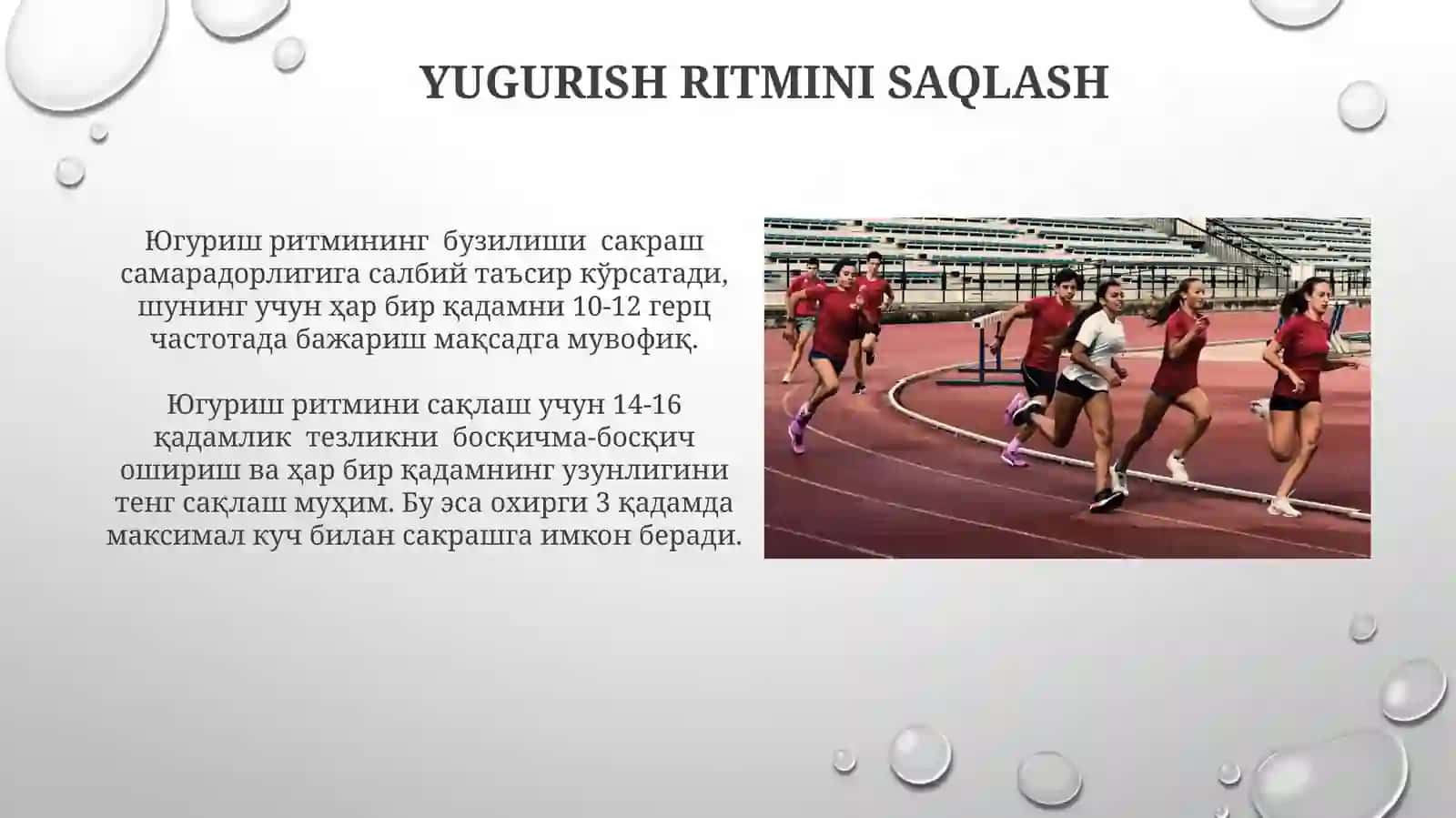 Yengil atletika: Yugurib kelib uzunlikka sakrash texnikasini òrgatish 3