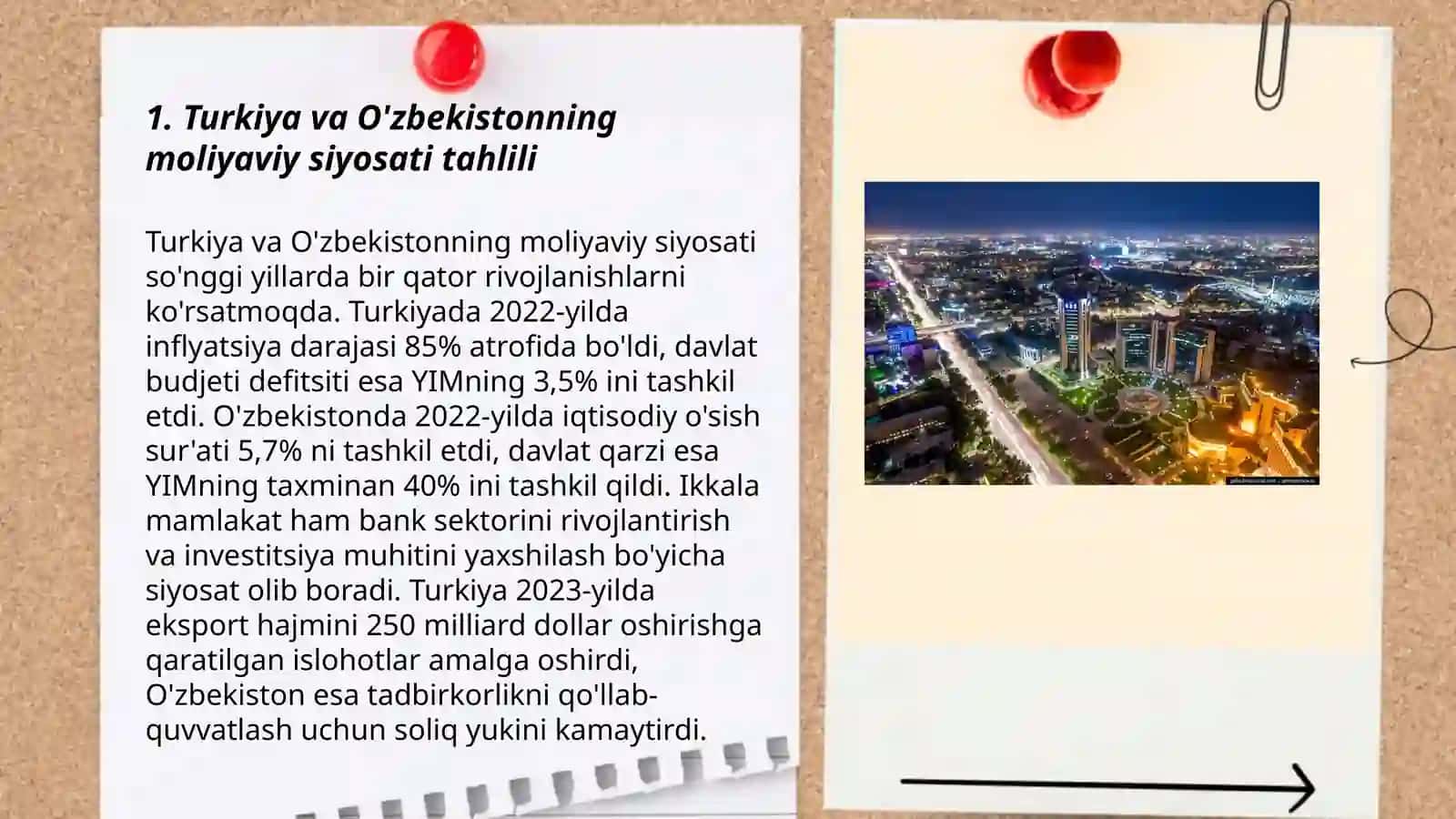 Turkiya va O'zbekistonning moliyaviy siyosati,moliyaviy sistemasi,moliyaviy boshqaruvi,moliyaviy nazorati 3