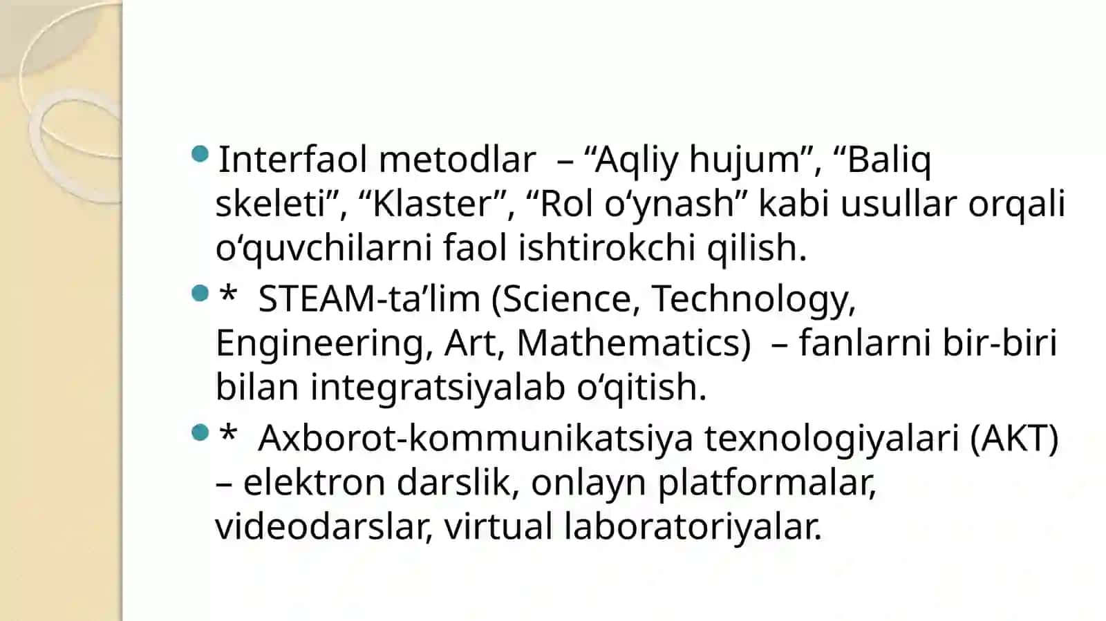 Fannio‘qitishda zamonaviy yondashuvlarvailg‘or xorijiy tajribalar 3