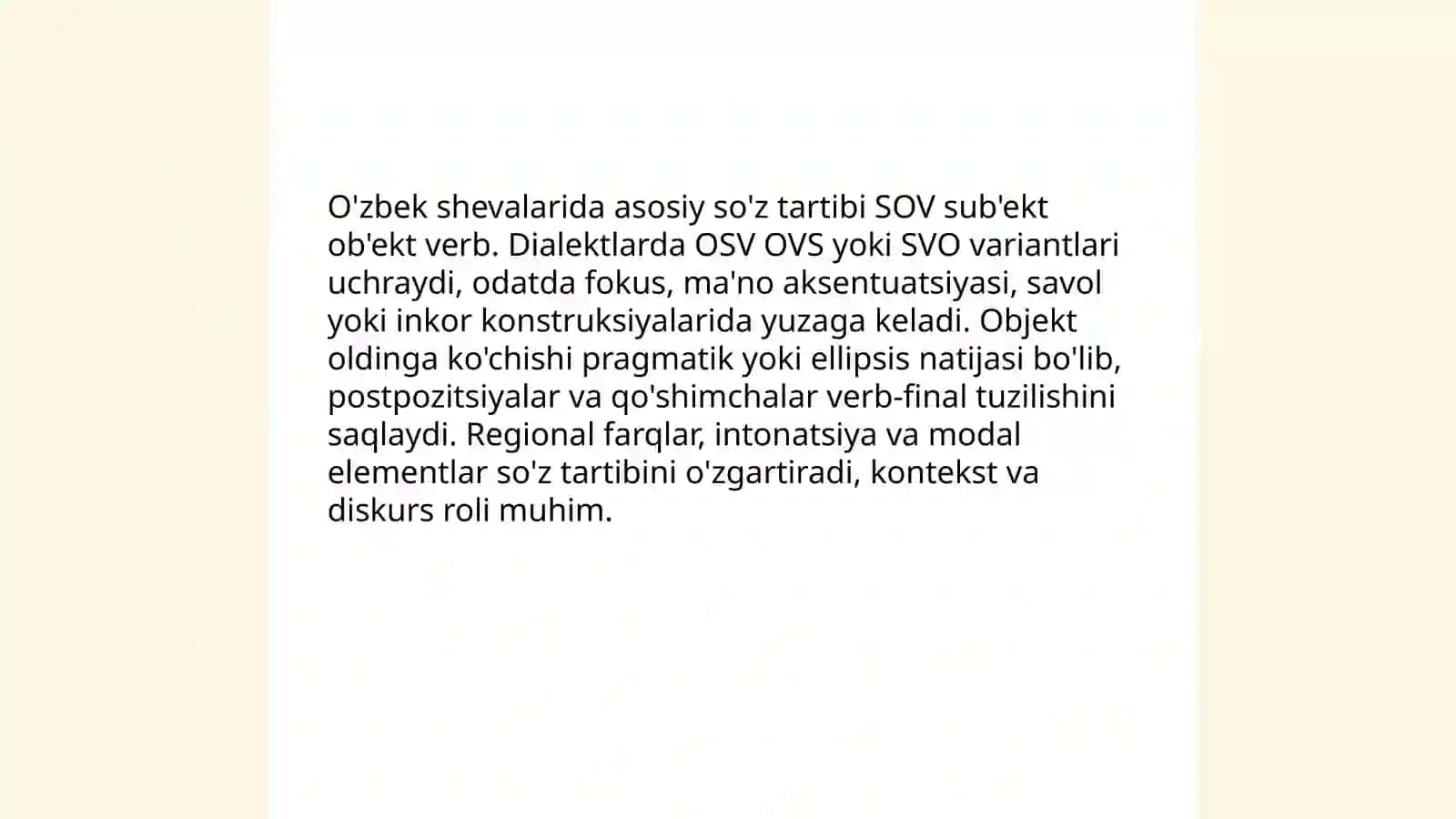 O'zbek shevalarida sintaksis 3